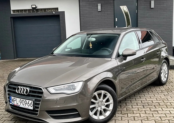 Audi A3 cena 43900 przebieg: 214000, rok produkcji 2013 z Świątniki Górne małe 704